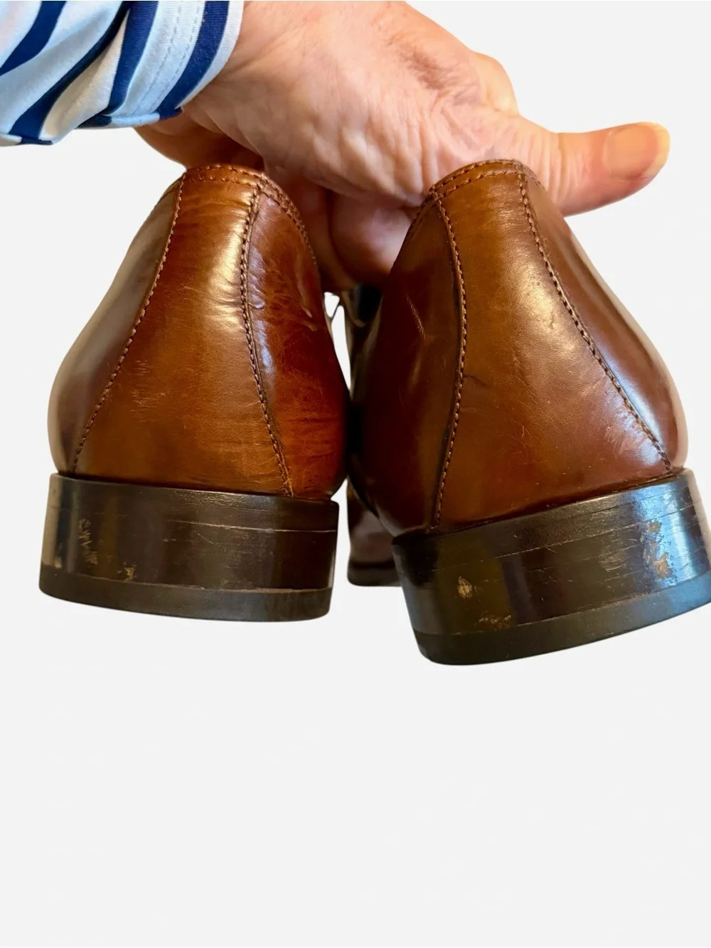 To Boot New York Adam Derrick 12981 Brown Cap Toe Oxford Dress Shoes 11.5 Italy